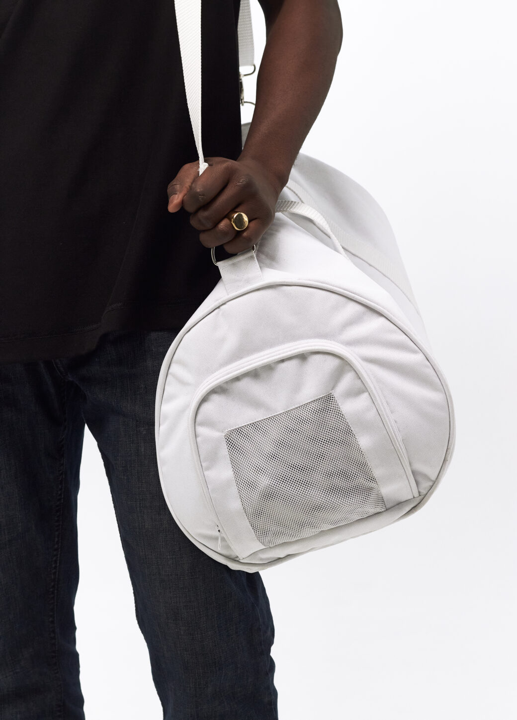 White sports bag