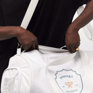 White sports bag