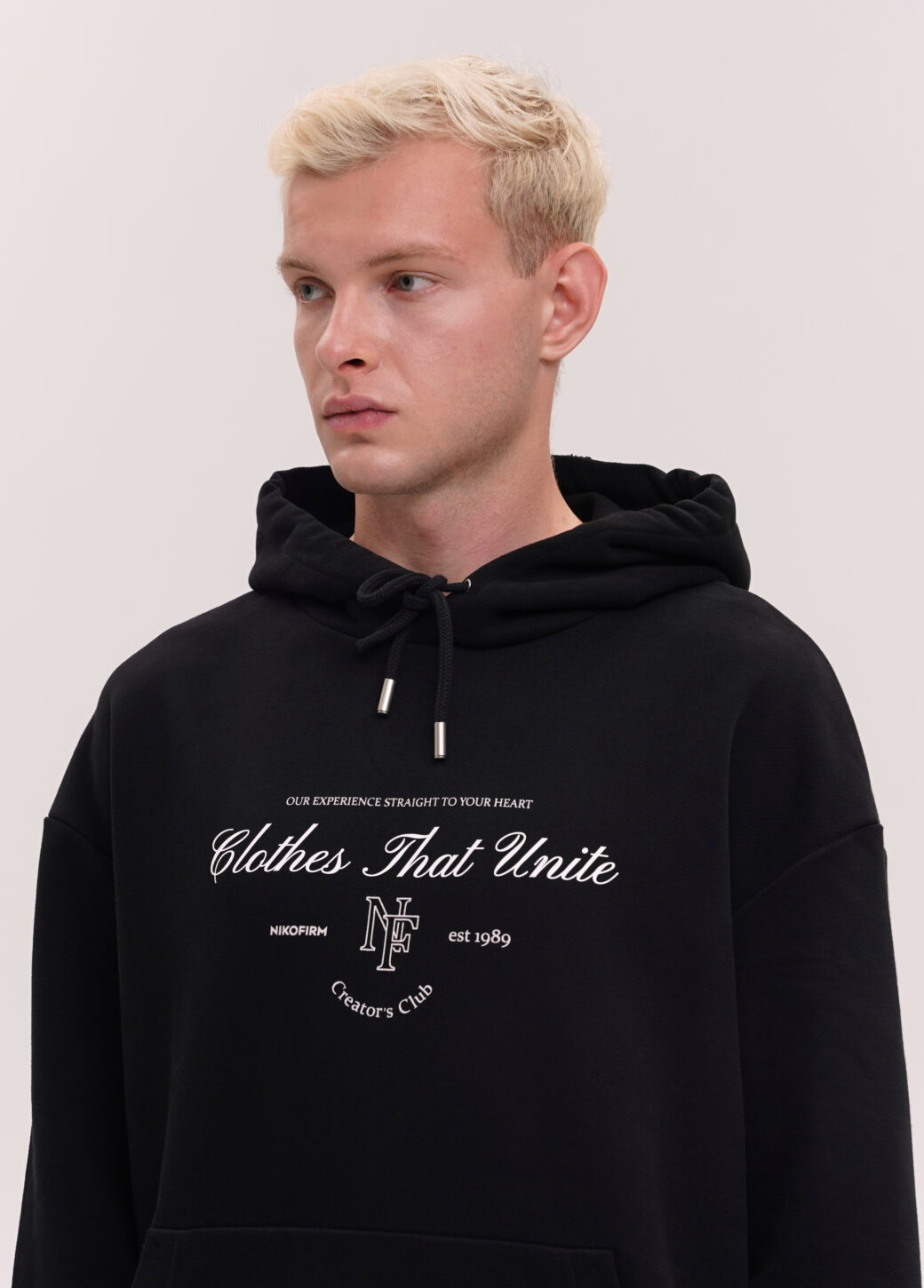 Black hoodie NIKOFIRM