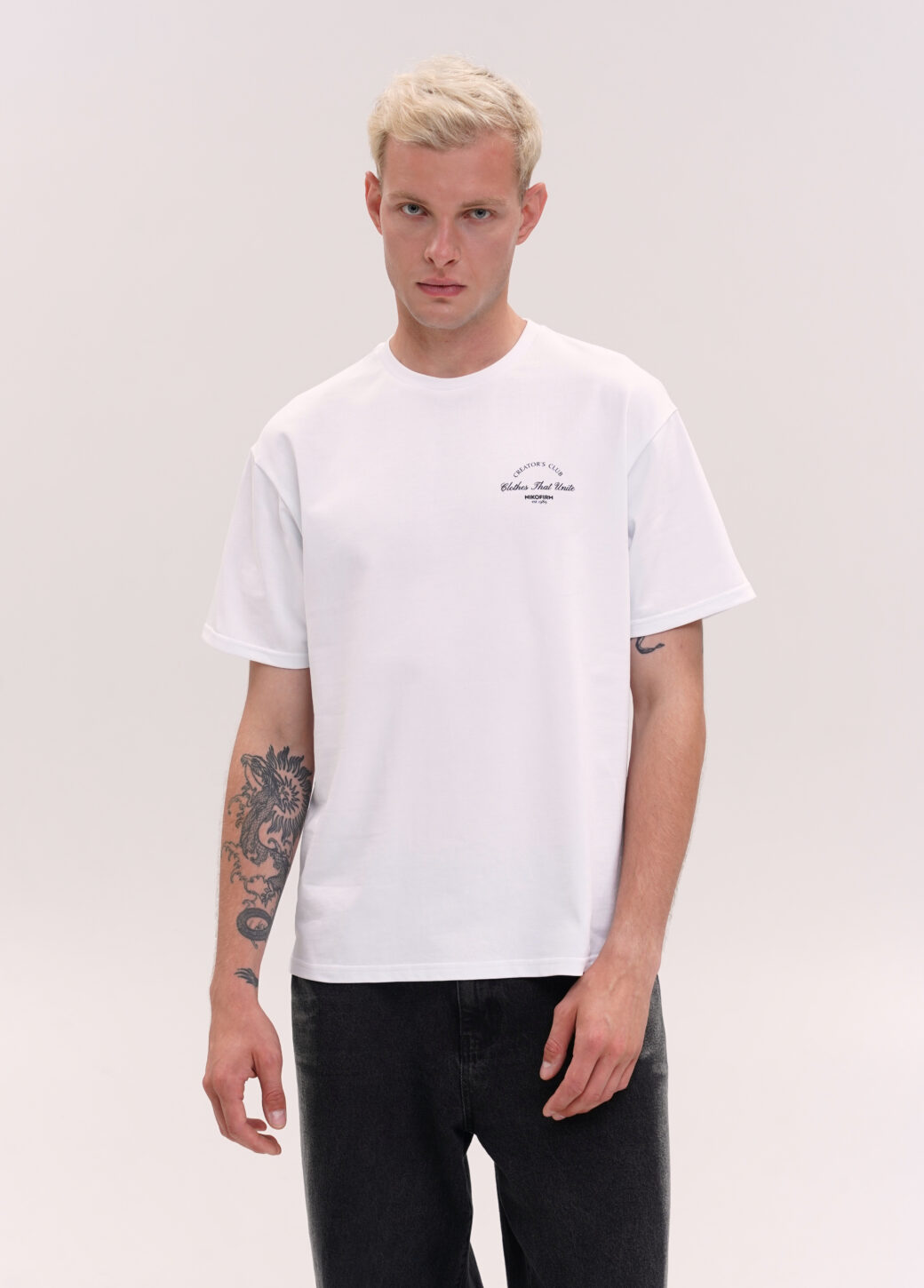 White T-shirt Nikofirm