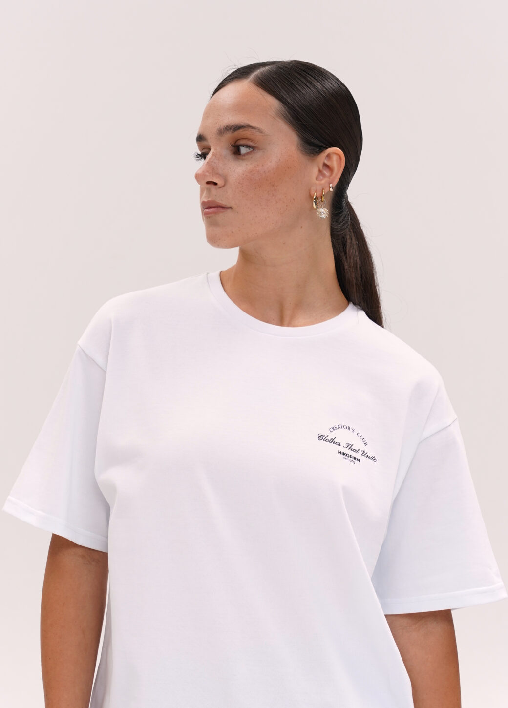 White T-shirt Nikofirm