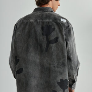Shirt TOUCHING GRASS gray