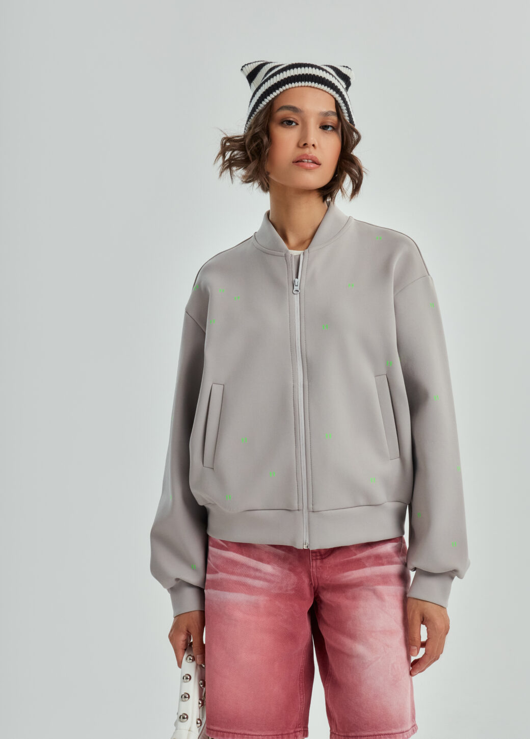 Bomber jacket TOUCHING GRASS