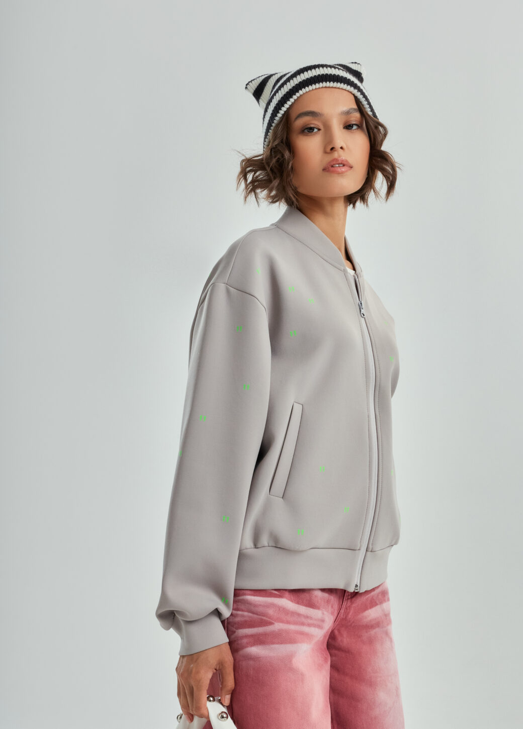 Bomber jacket TOUCHING GRASS