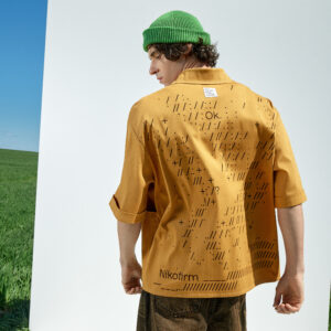 Shirt TOUCHING GRASS orange