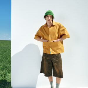 Shirt TOUCHING GRASS orange