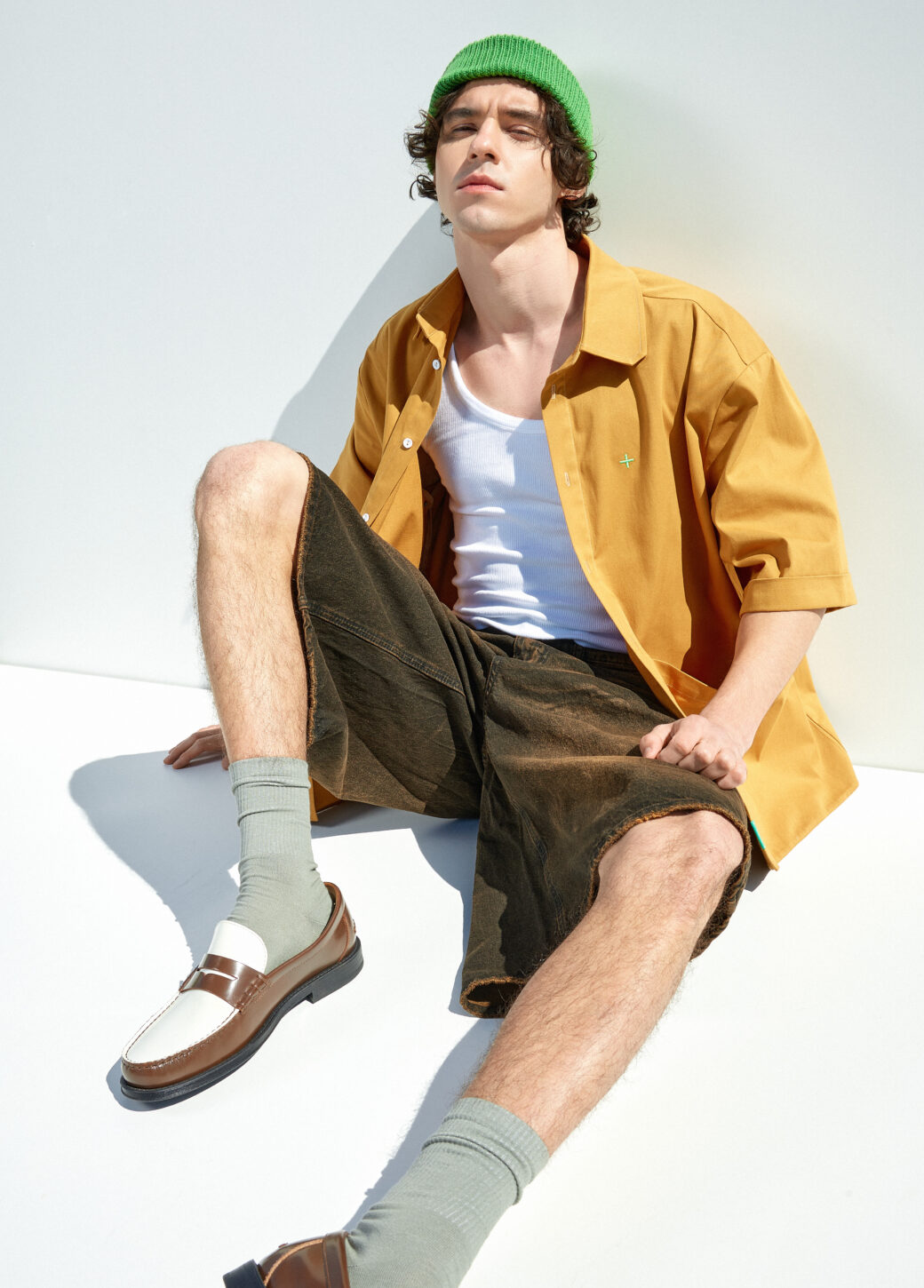Shirt TOUCHING GRASS orange